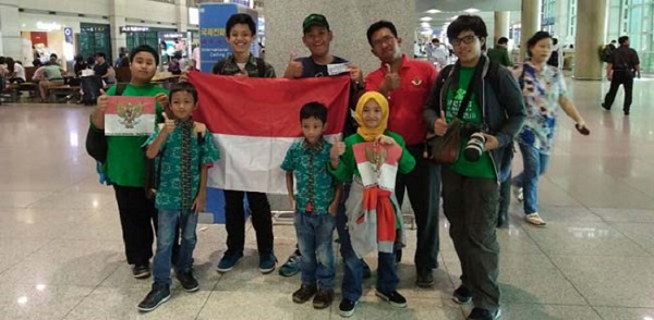 Siswa Madrasah Borong 4 Medali Lomba Robot di Korea